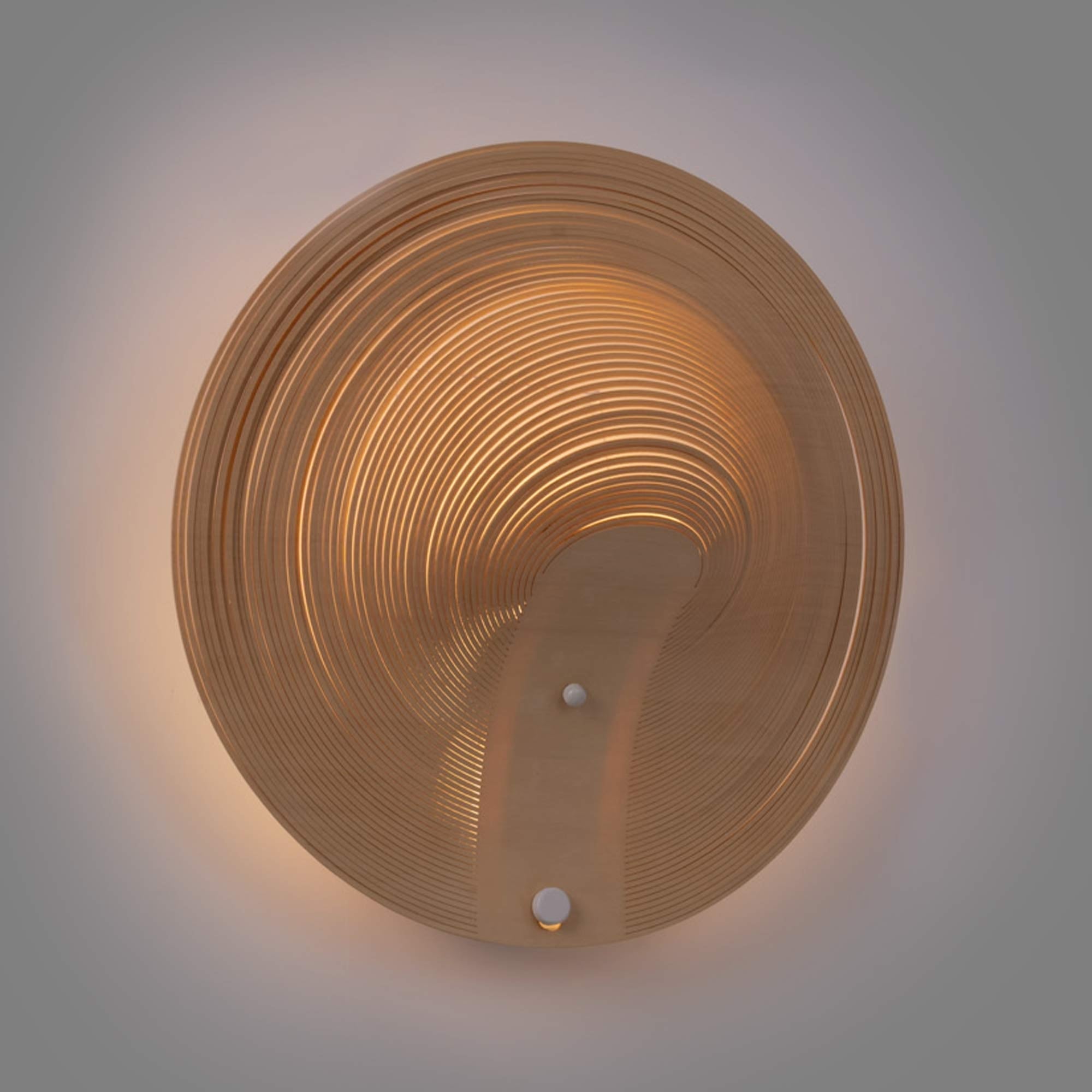 Aplique de diseño en madera "Ronda" - 16W - ø 40cm (3)