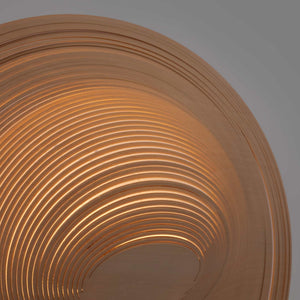 Aplique de diseño en madera "Ronda" - 16W - ø 40cm (5)