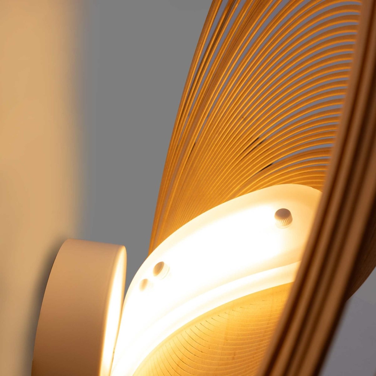 Aplique de diseño en madera "Ronda" - 16W - ø 40cm - Barcelona Led-