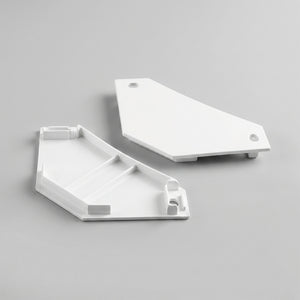 Perfil doble tira LED para esquinas - Superficie - 67x67mm - Con difusor - 2 metros (2)