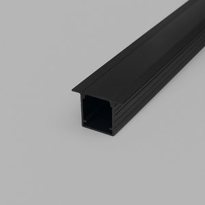 Perfil tira LED empotrable con difusor - 22,5x14,5mm - Tira LED ≤10mm - 2 metros - 0.7mm (2)