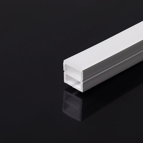 Manga de silicone flexível branca - Fita de LED neon - 10x10 mm - Superfície