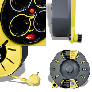 Enrollacables cerrado Pro-XT - 4 tomas - Cable alta visibilidad 3x1,5mm2 - 8m - IP20 (3)