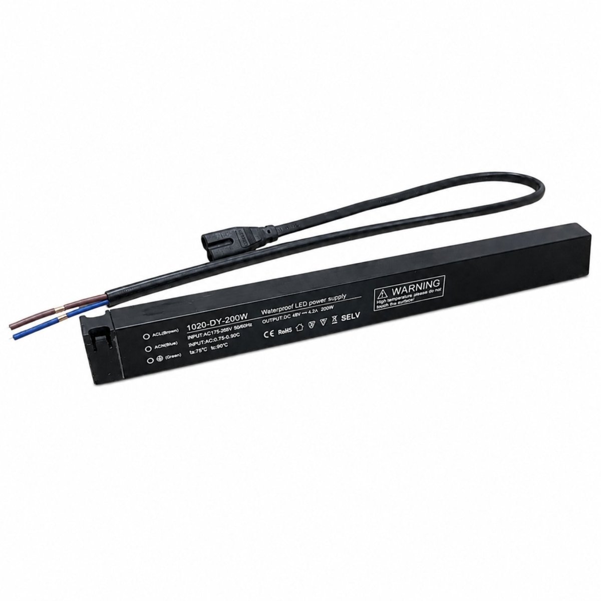 Fuente de alimentación para carril magnético - 10mm - 200W - 48V | Material eléctrico | Barcelona Led