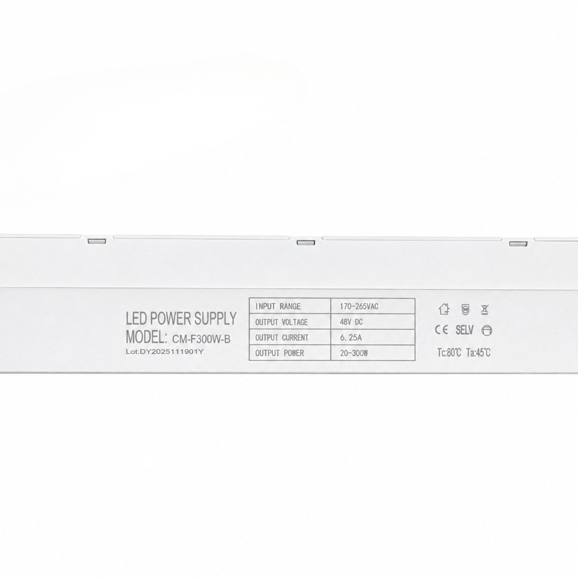 Fuente de alimentación para carril magnético 20mm 48V -300W (1)