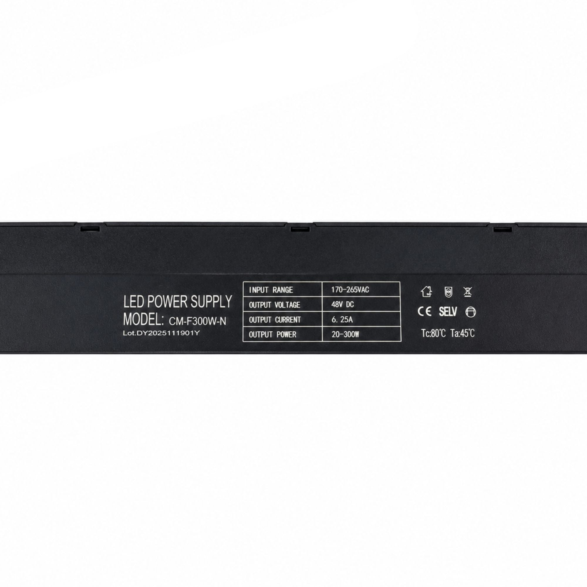 Fuente de alimentación para carril magnético 20mm 48V -300W (5)