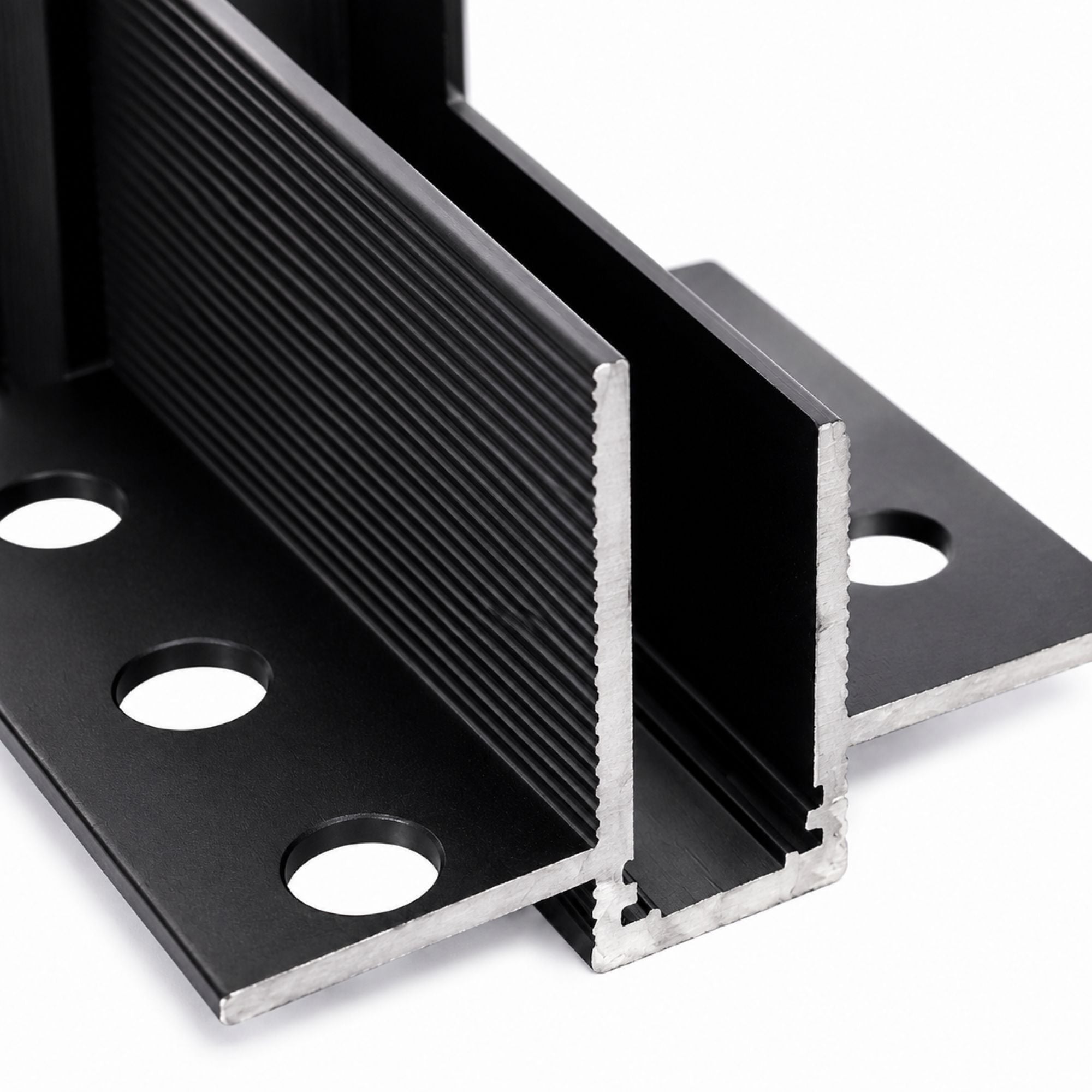 Curva 90 grados vertical para carril magnético de integración/trimless - 10mm (2)