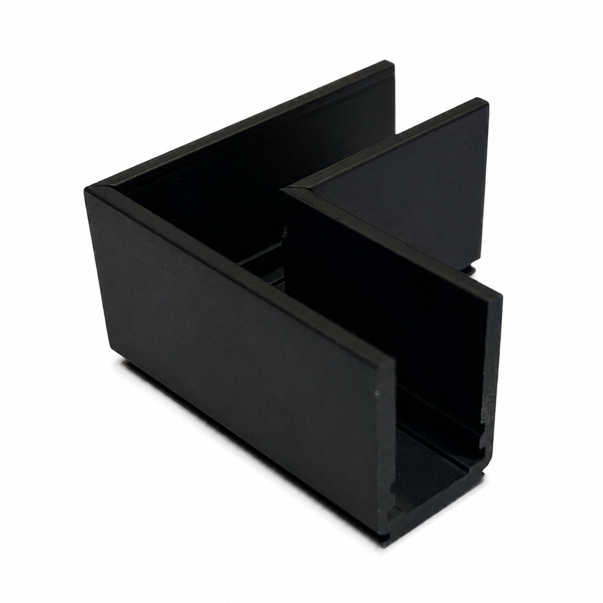 Unión 90 grados horizontal para carril magnético de superficie - 10mm (1)