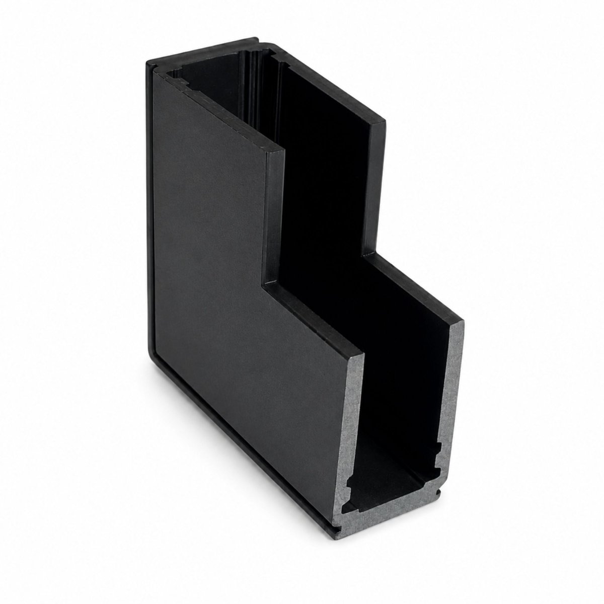 Unión 90 grados vertical para carril magnético de superficie - 10mm