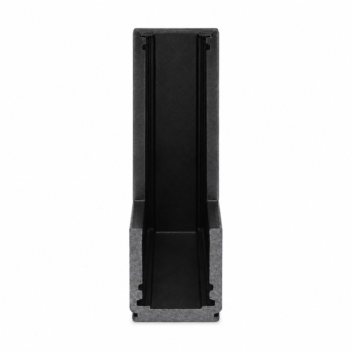 Unión 90 grados vertical para carril magnético de superficie - 10mm (2)