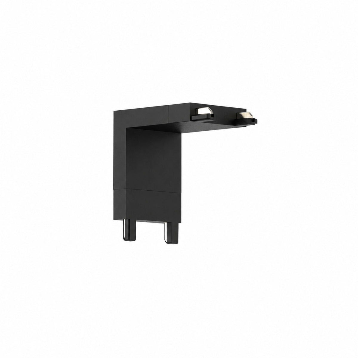 Unión 90 grados vertical para carril magnético de superficie - 26mm