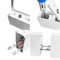 CCT LED-Linearleuchte – Pendel-/Aufbaumontage – Einstellbare Leistung 20 W/30 W/40 W – 120 cm – UGR 17 4