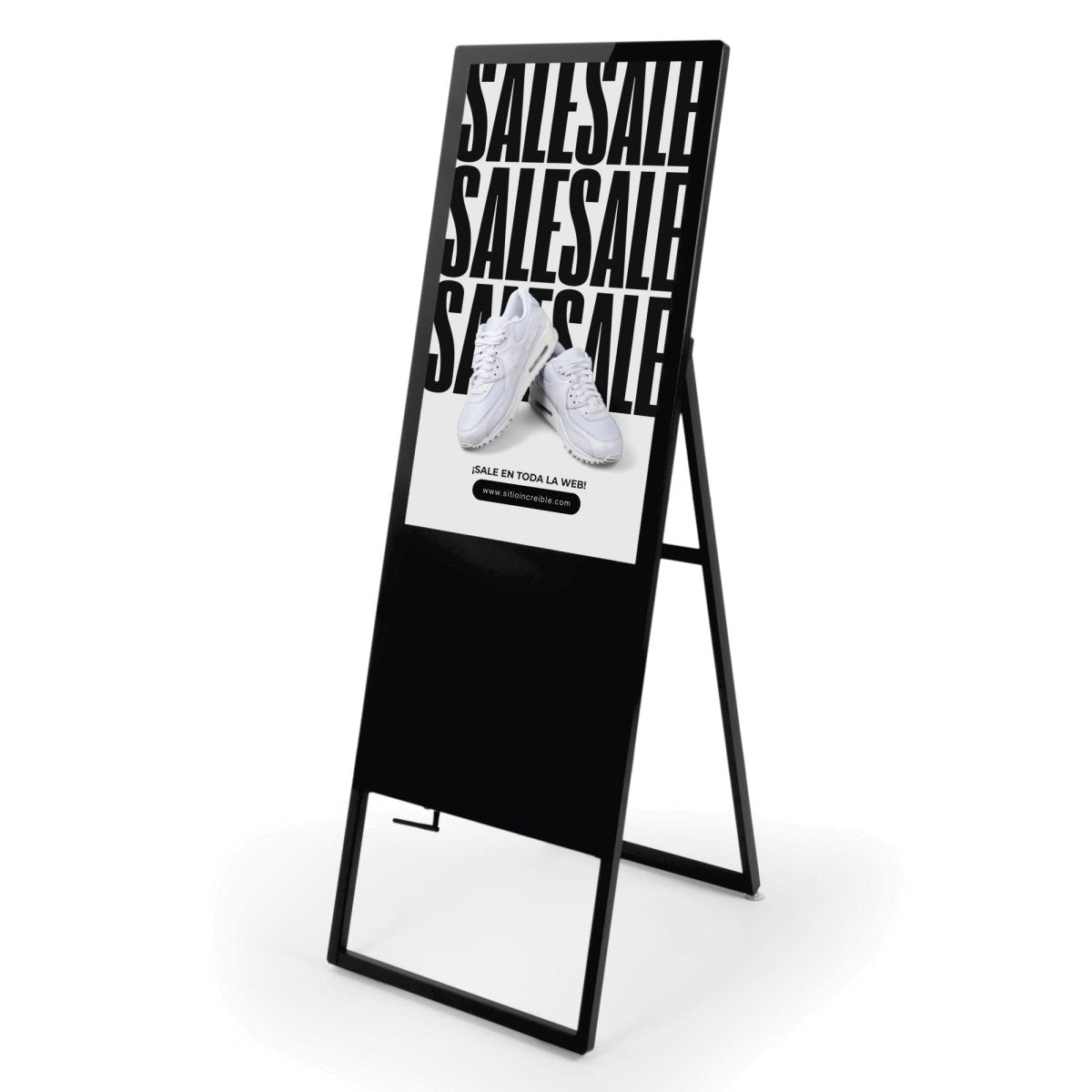 Display publicitario plegable LCD Full HD 32" - Android 13 - Indoor - Barcelona Led-