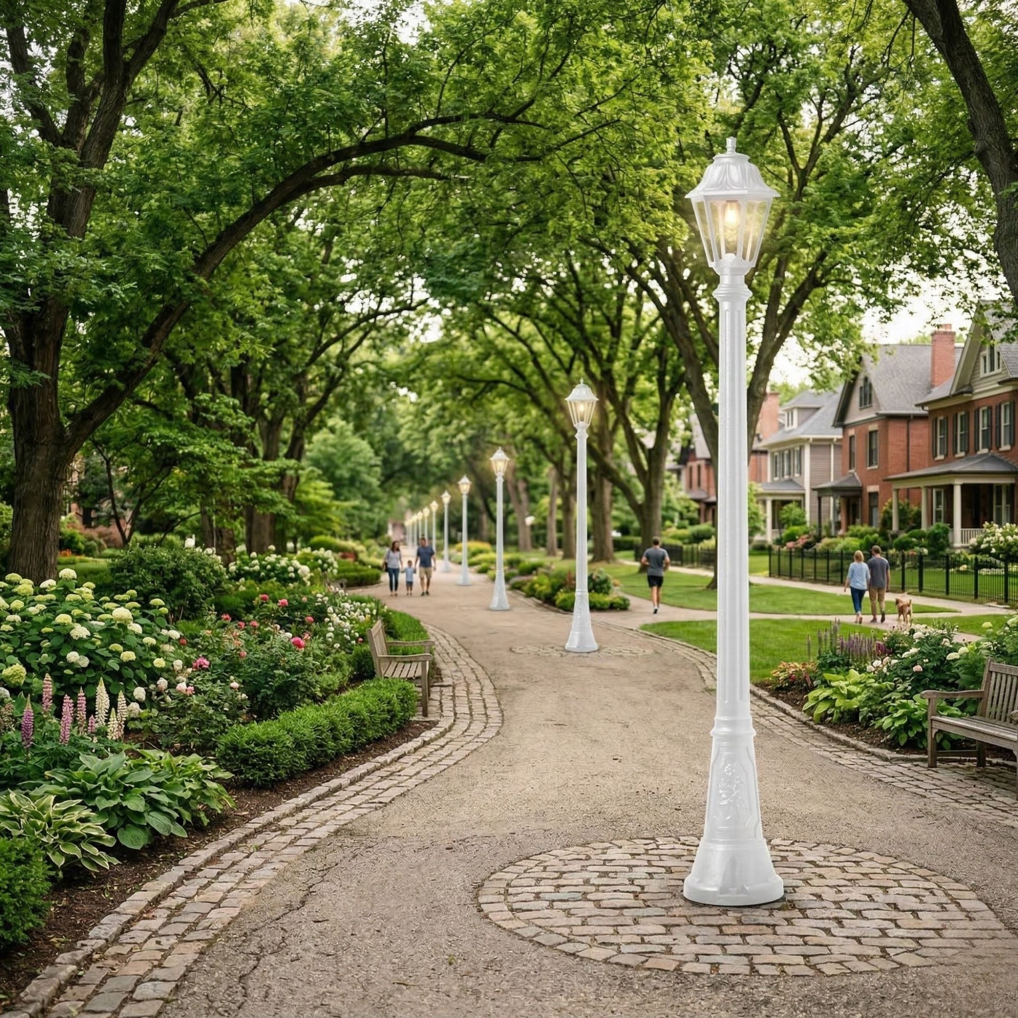 Farola de exterior FUMAGALLI "Artu/Anna" - 1xE27 - CCT - IP55 (5)