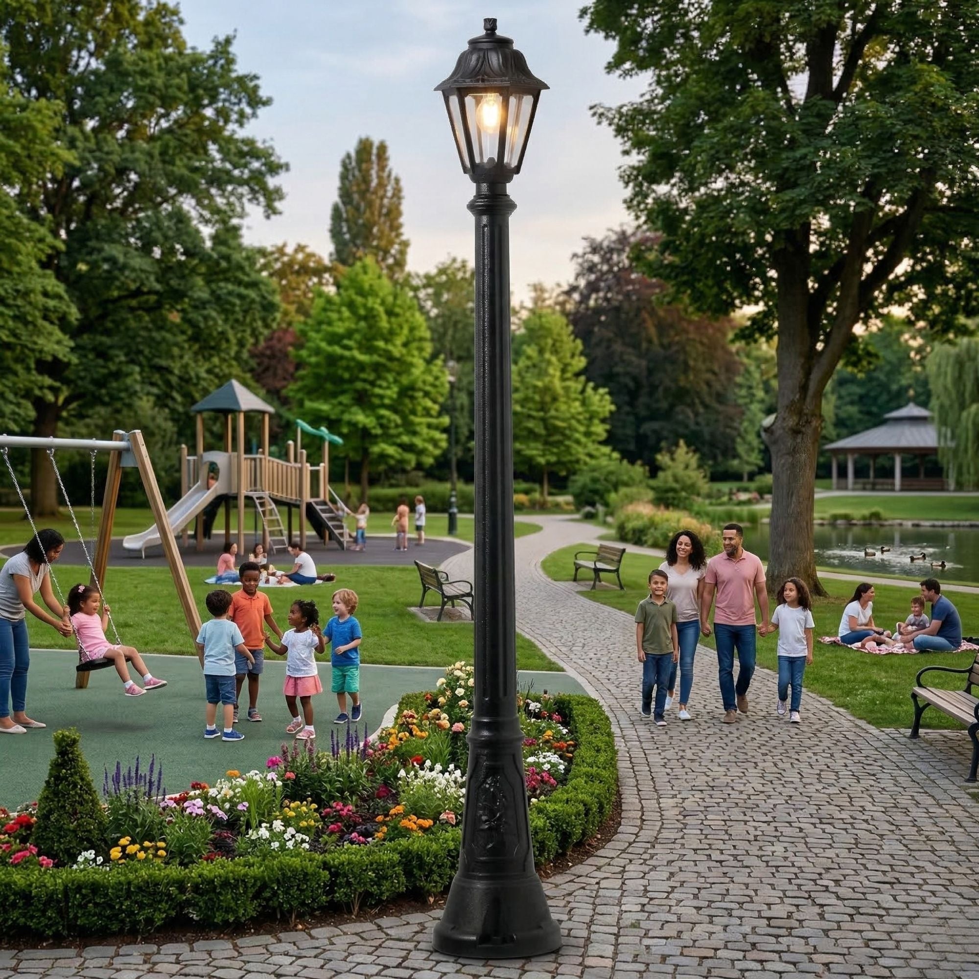 Farola de exterior FUMAGALLI "Artu/Anna" - 1xE27 - CCT - IP55 (2)