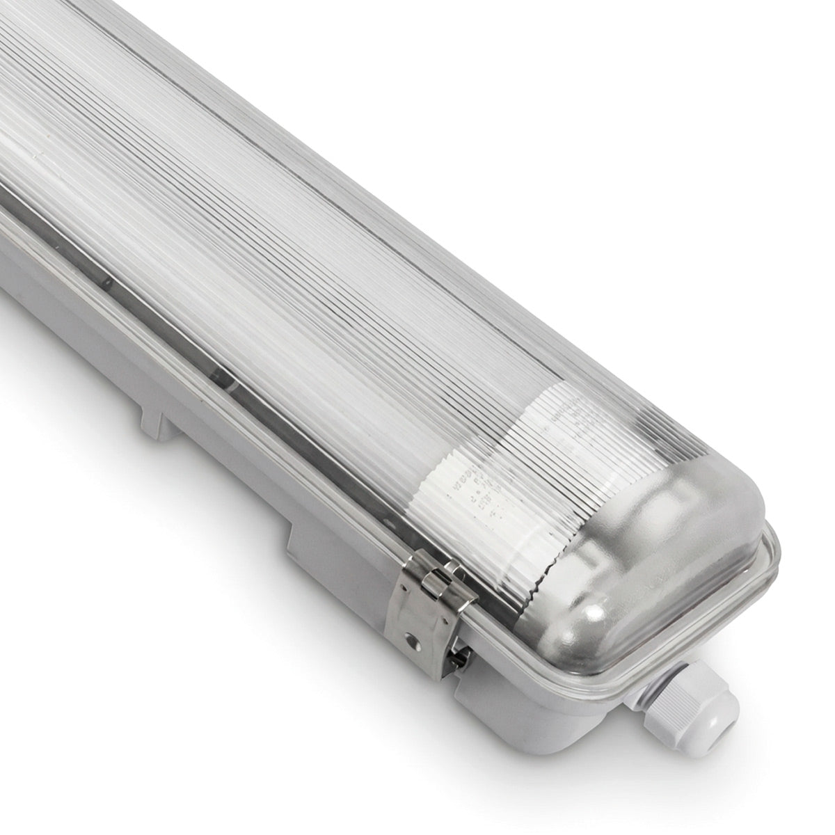 Pantalla estanca ECO CLIMATE - 2 tubos LED T8 - 150cm - Clips plásticos - IP65 (6)