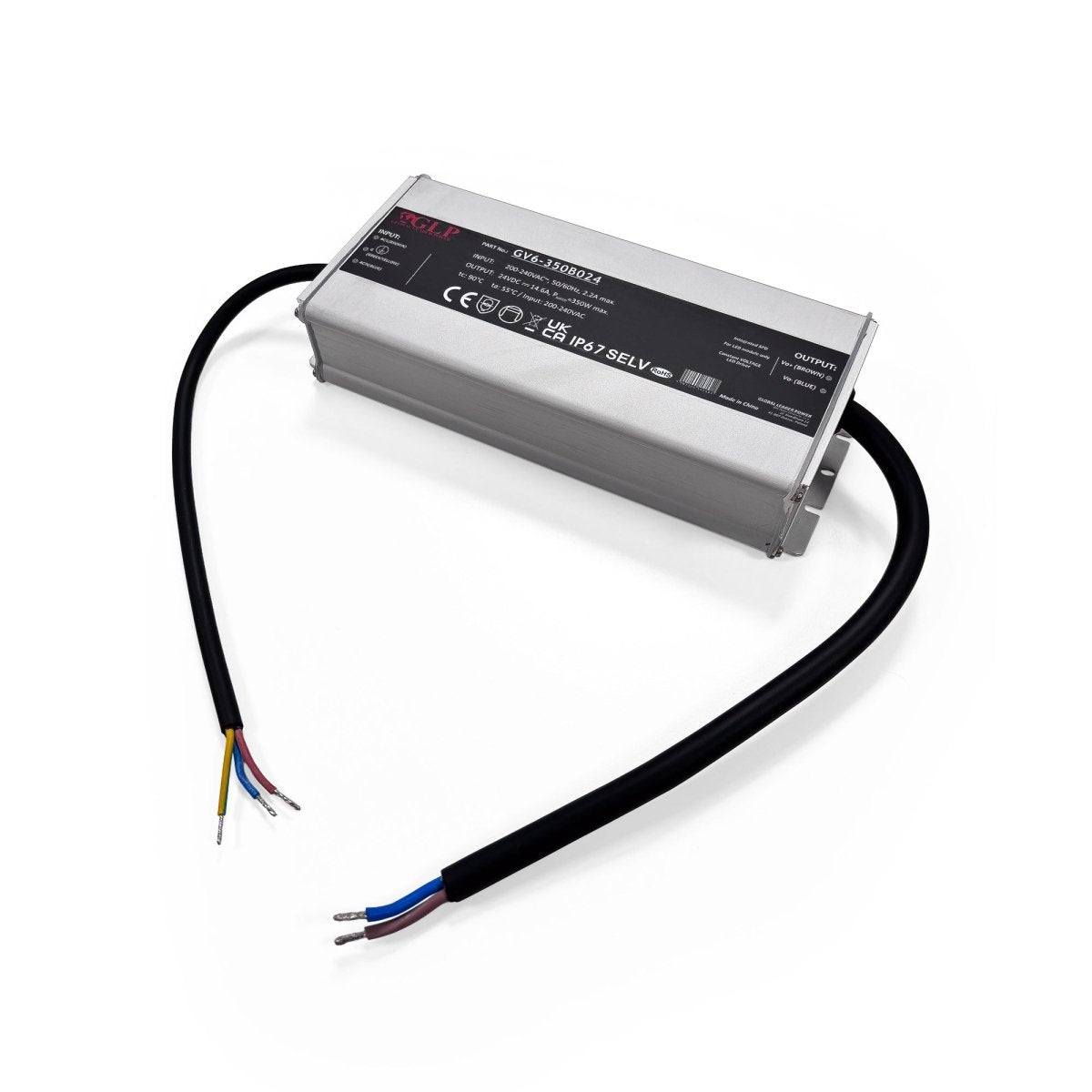 Fuente de alimentación estanca 24V DC - 350W - IP67 - GV6 - Barcelona Led-Material eléctrico