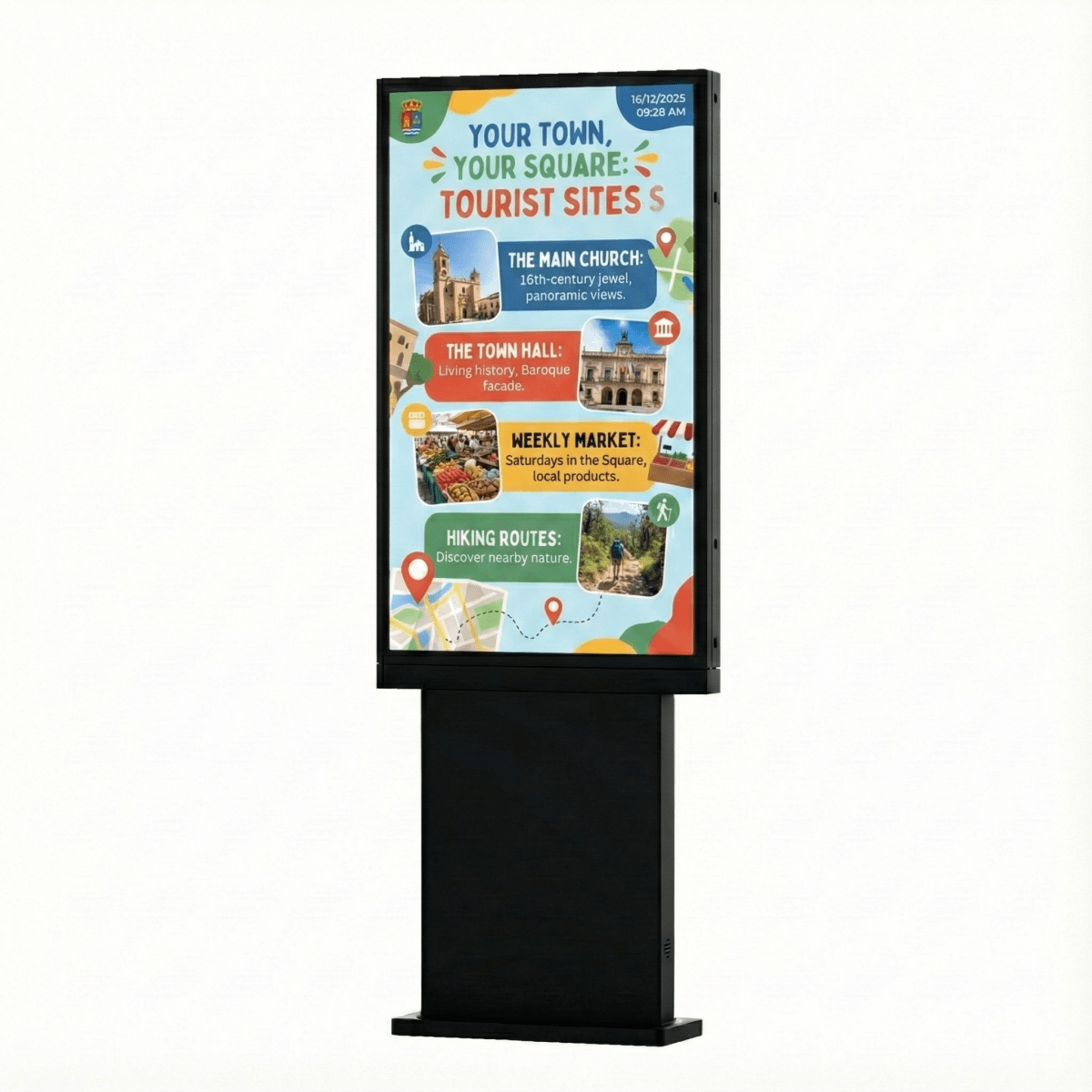 Display Exterior 55" 4K - Cristal Anti-reflejo - Android 13 - 4GB+64GB - Outdoor - Barcelona Led-Signage