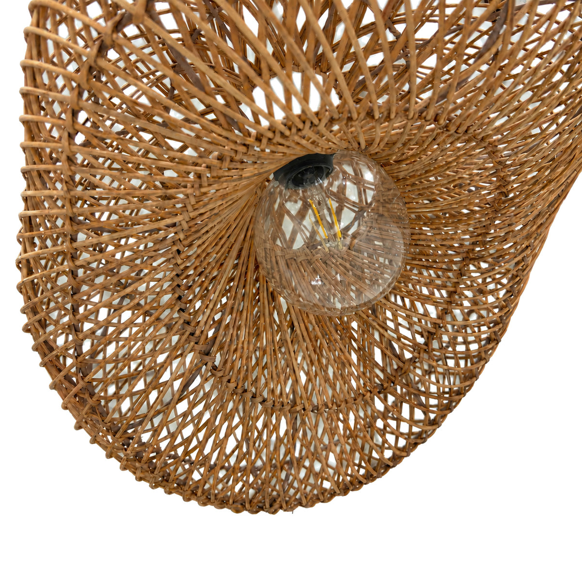Lámpara colgante de ratán "DUNE" - E27 - Ø55 cm (14)