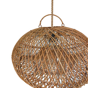 Lámpara colgante de ratán "DUNE" - E27 - Ø55 cm (12)