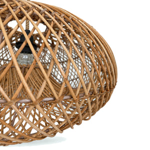 Lámpara colgante de ratán "DUNE" - E27 - Ø55 cm (16)