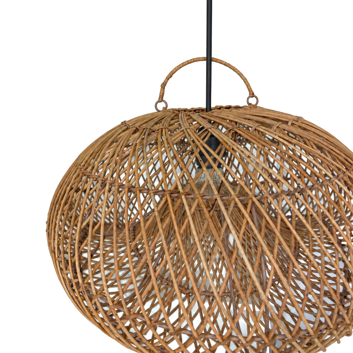 Lámpara colgante de ratán "DUNE" - E27 - Ø55 cm (22)