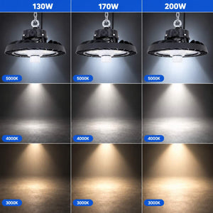 Campana LED UFO industrial 200W - CCT - Con sensor de movimiento - 170lm/W - Driver LIFUD - IP65 - 5 años garantía (6)