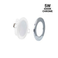 LED inbouwspot voor buiten 5W - IP65 + Verwisselbare Ring - TRIAC dimbaar - Ø68mm 3