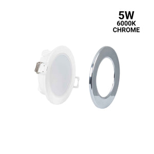 Kit Downlight LED exterior 5W - IP65 - Aro intercambiable - TRIAC regulable - Corte Ø68mm (2)