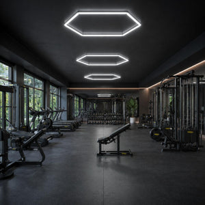 Lámpara LED hexagonal - 6500K - 1 hexágono - 440cm (1)