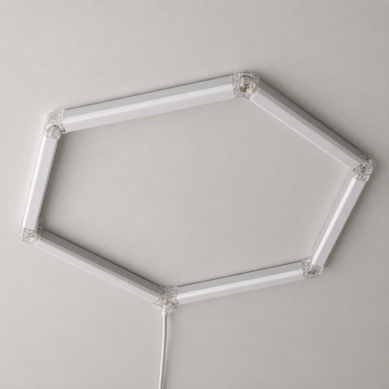 Lámpara LED hexagonal - 6500K - 1 hexágono - 440cm (4)