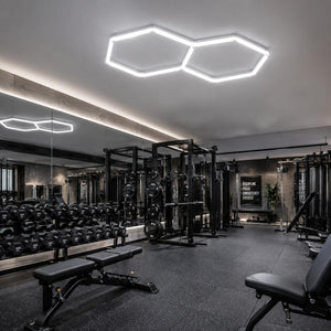 Lámpara LED hexagonal - 6500K - 2 hexágonos - 440cm (3)