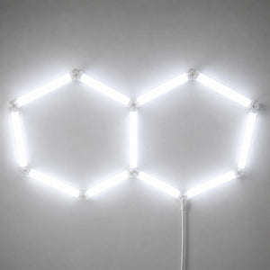 Lámpara LED hexagonal - 6500K - 2 hexágonos - 440cm (6)
