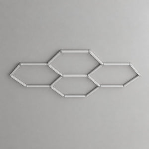 Lámpara LED hexagonal - 6500K - 4 hexágonos - 440cm (6)