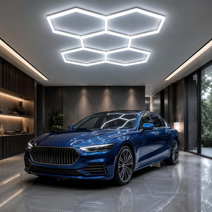 Lámpara LED hexagonal - 6500K - 5 hexágonos - 440cm