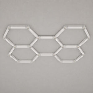 Lámpara LED hexagonal - 6500K - 5 hexágonos - 440cm (4)