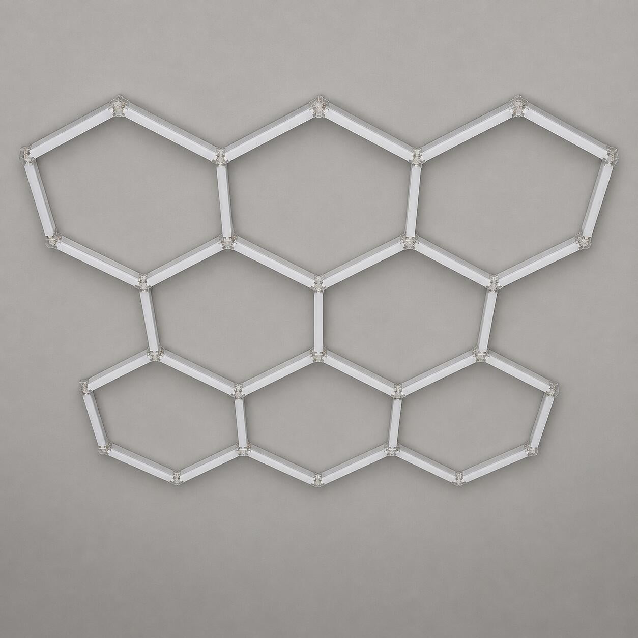 Lámpara LED hexagonal - 6500K - 8 hexágonos - 440cm (4)
