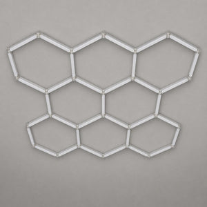 Lámpara LED hexagonal - 6500K - 8 hexágonos - 440cm (4)