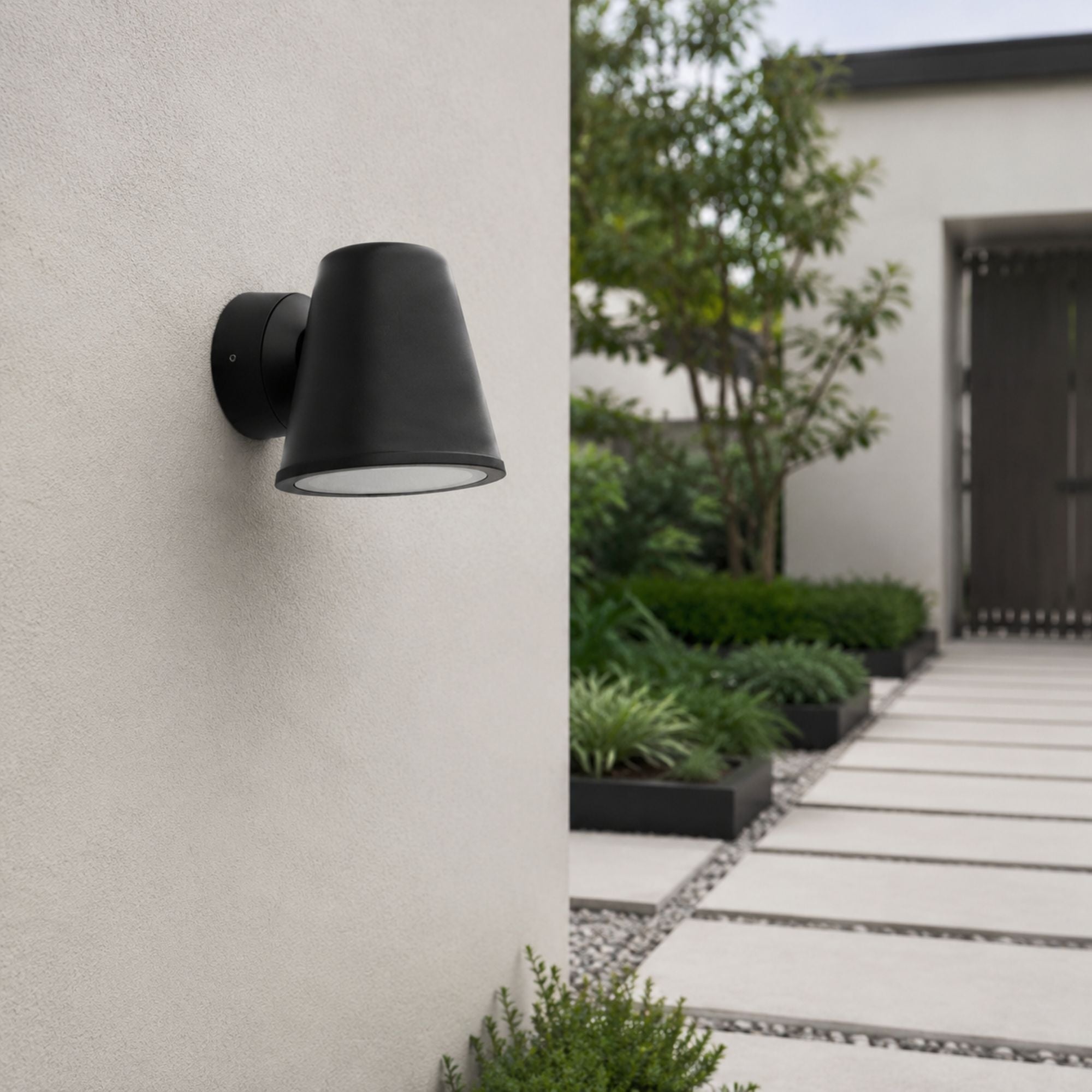 Aplique de pared exterior "MOKA" - Orientable - GU10 - IP54 (1)