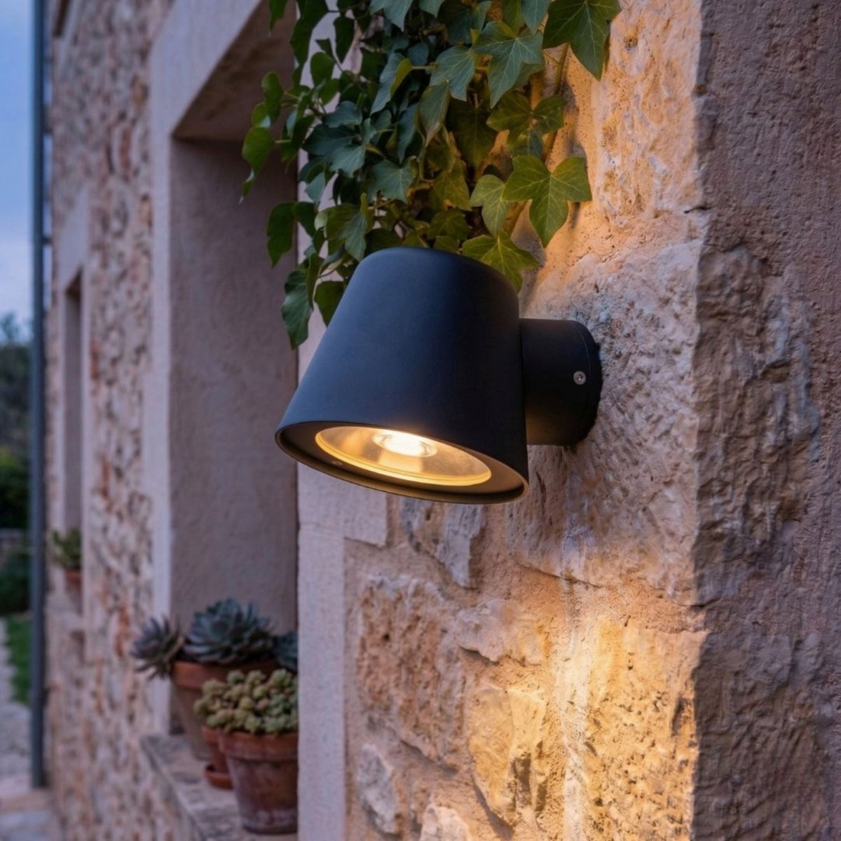 Aplique de pared exterior LED "ALBA" - Bombilla GU10 5W incluida - Barcelona Led-Decoración