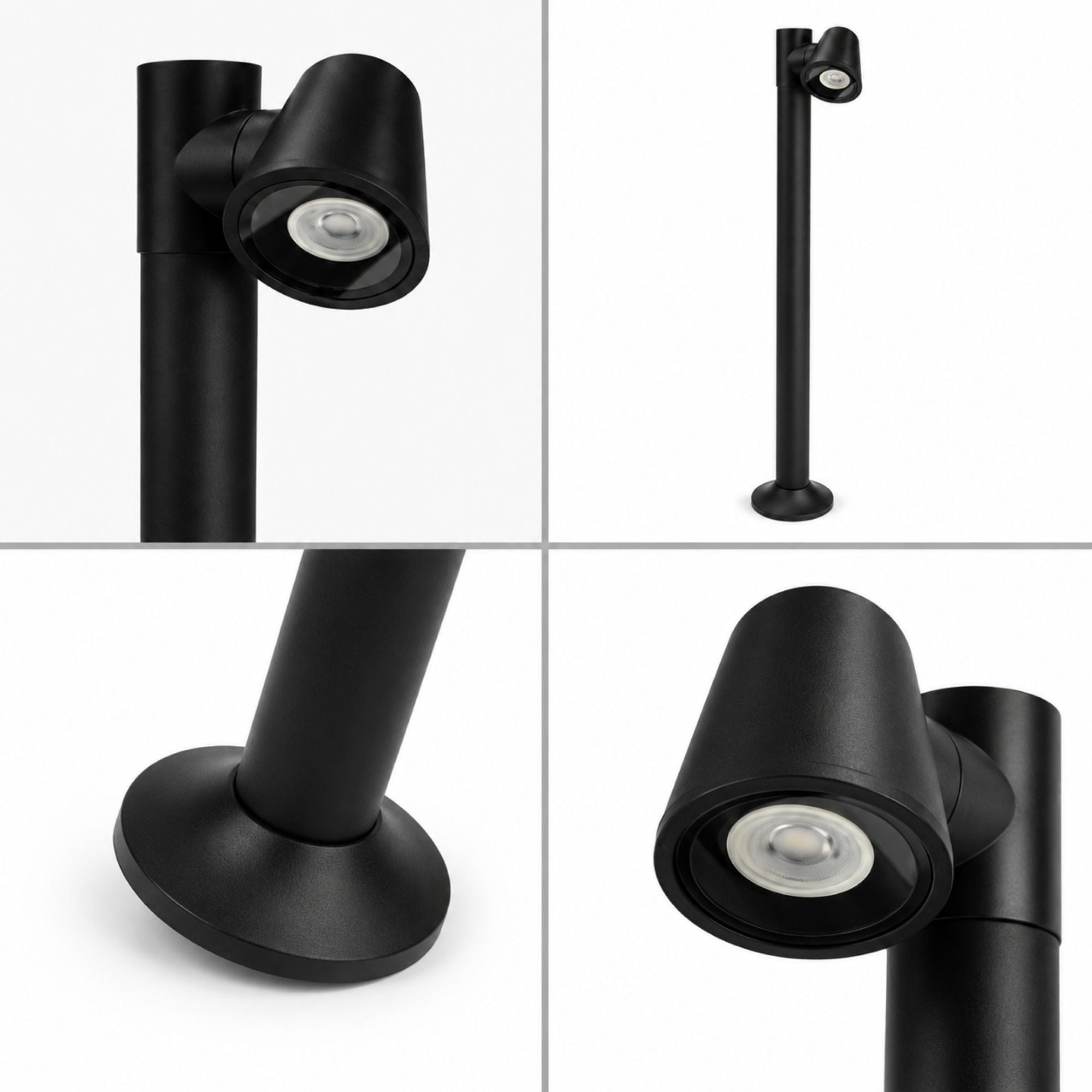 Bolardo de jardin "ASTUM" orientable - GU10 - 80 cm - IP54 (9)