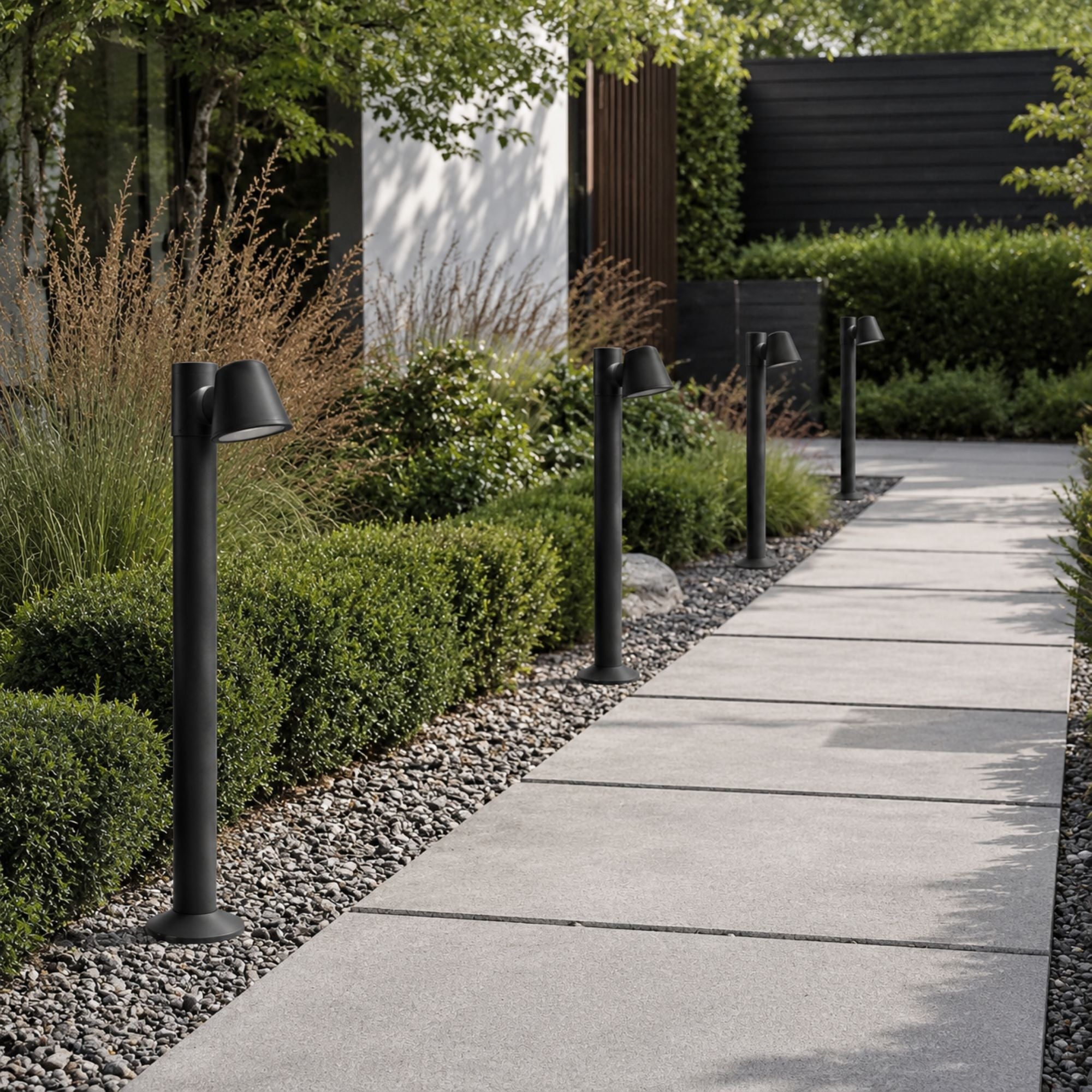 Bolardo de jardin "ASTUM" orientable - GU10 - 80 cm - IP54 (1)