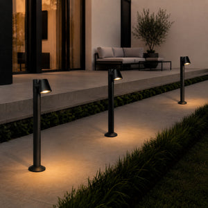 Bolardo de jardin "ASTUM" orientable - GU10 - 80 cm - IP54 (1)