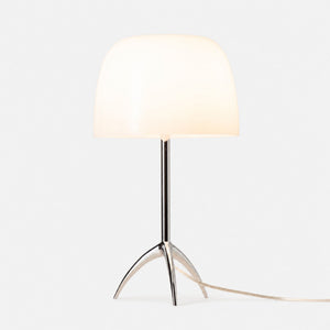 Lámpara de mesa de diseño "GRETA" - Pantalla de cristal - G9 (4)