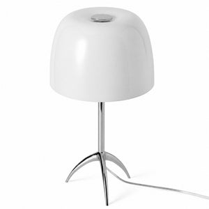 Lámpara de mesa de diseño "GRETA" - Pantalla de cristal - G9 (2)