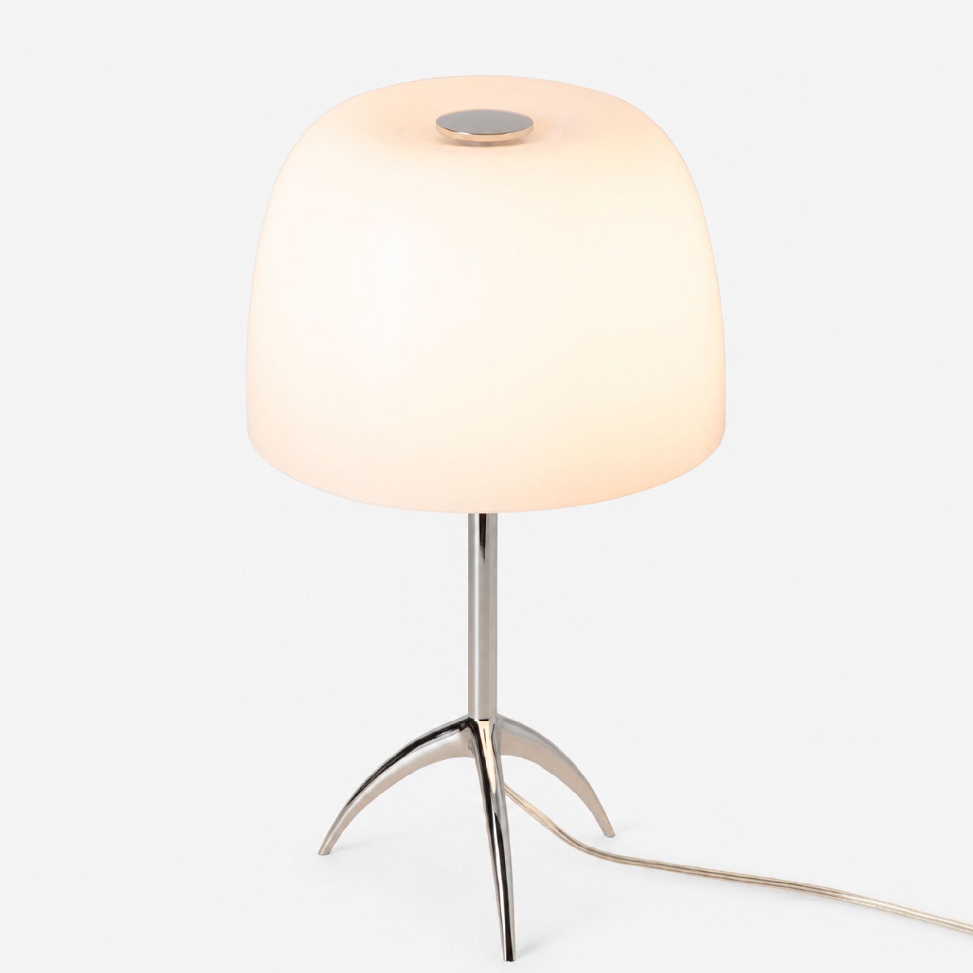 Lámpara de mesa de diseño "GRETA" - Pantalla de cristal - G9 (6)