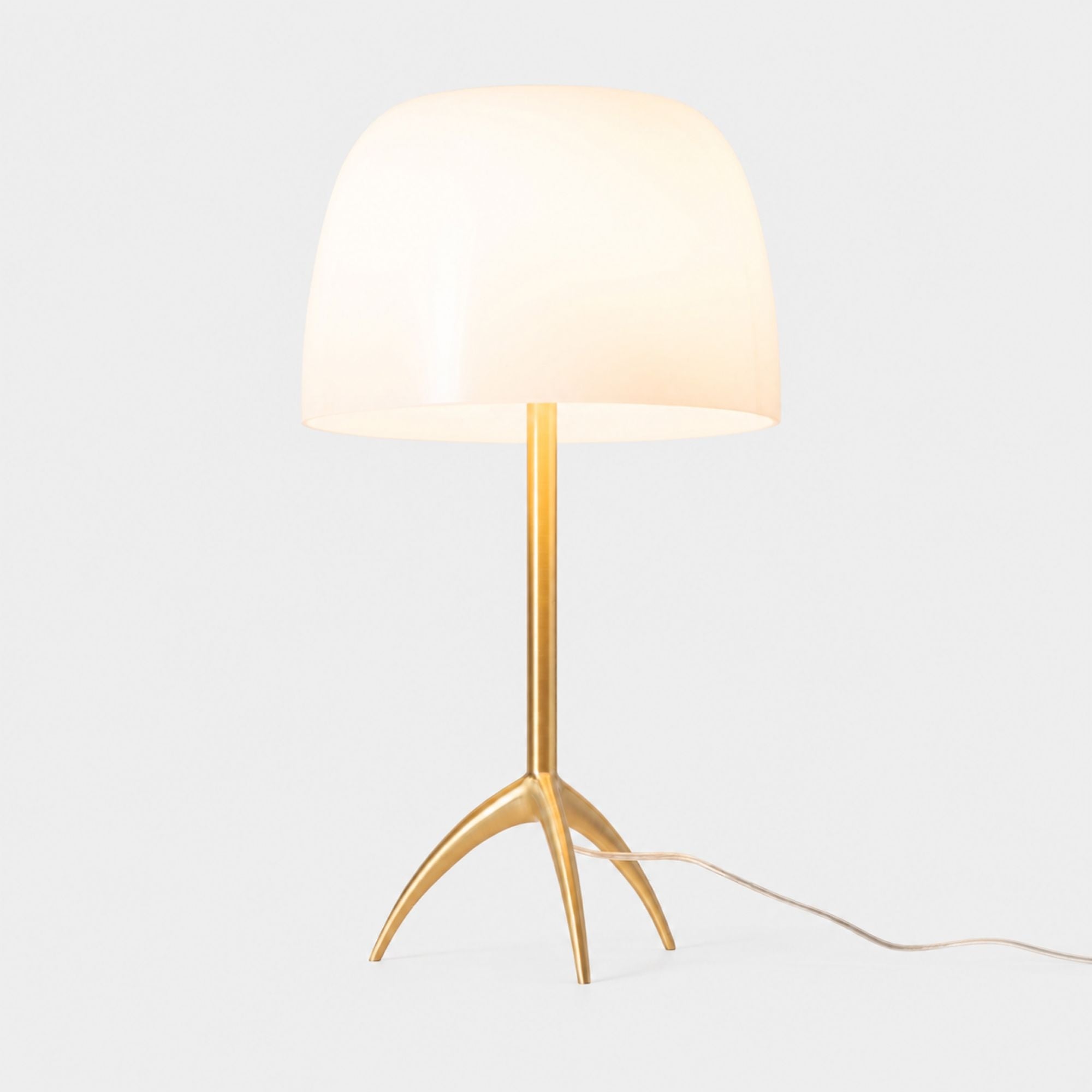 Lámpara de mesa de diseño "GRETA" - Pantalla de cristal - G9 (12)