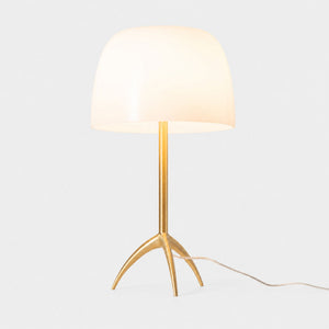 Lámpara de mesa de diseño "GRETA" - Pantalla de cristal - G9 (12)