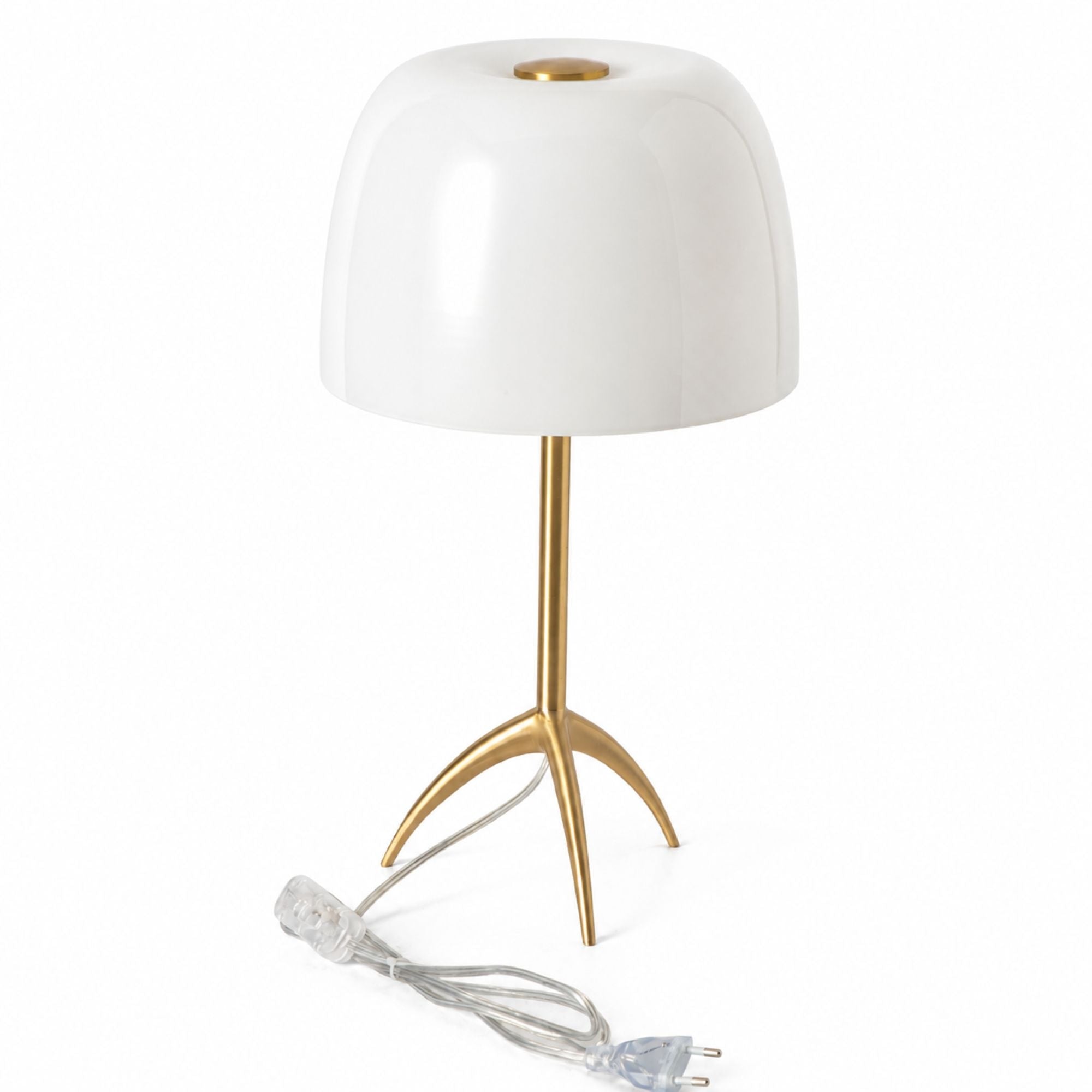 Lámpara de mesa de diseño "GRETA" - Pantalla de cristal - G9 (14)