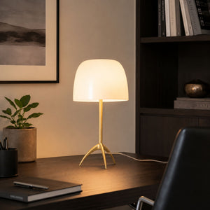 Lámpara de mesa de diseño "GRETA" - Pantalla de cristal - G9 (16)